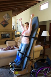 Marilyn on Galileo Tilt Table